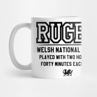 Welsh national sport rugby Mug